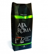 Кофе в зернах Alta Roma Verde (Альта Рома Верде) 1кг  и кофемашина с автоматическим капучинатором